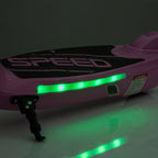 AJOOSOS Electric Scooter for Kids Ages 6+, Max 13 Miles & 7 MPH Speed, Colorful LED Lights