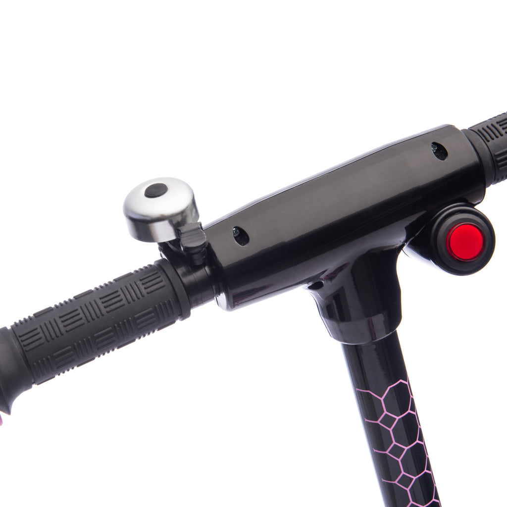 AJOOSOS Electric Scooter for Kids Ages 6+, Max 13 Miles & 7 MPH Speed, Colorful LED Lights