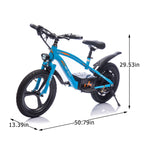 24V Electric Balance Bike For Kids 5-12, 300W Motor Motor, up to 12.5 mph, 16in Wheels, Power Display, Adjustable Seat Height, Hand-Operated Brakes, Ride On Electric Dirt Bike