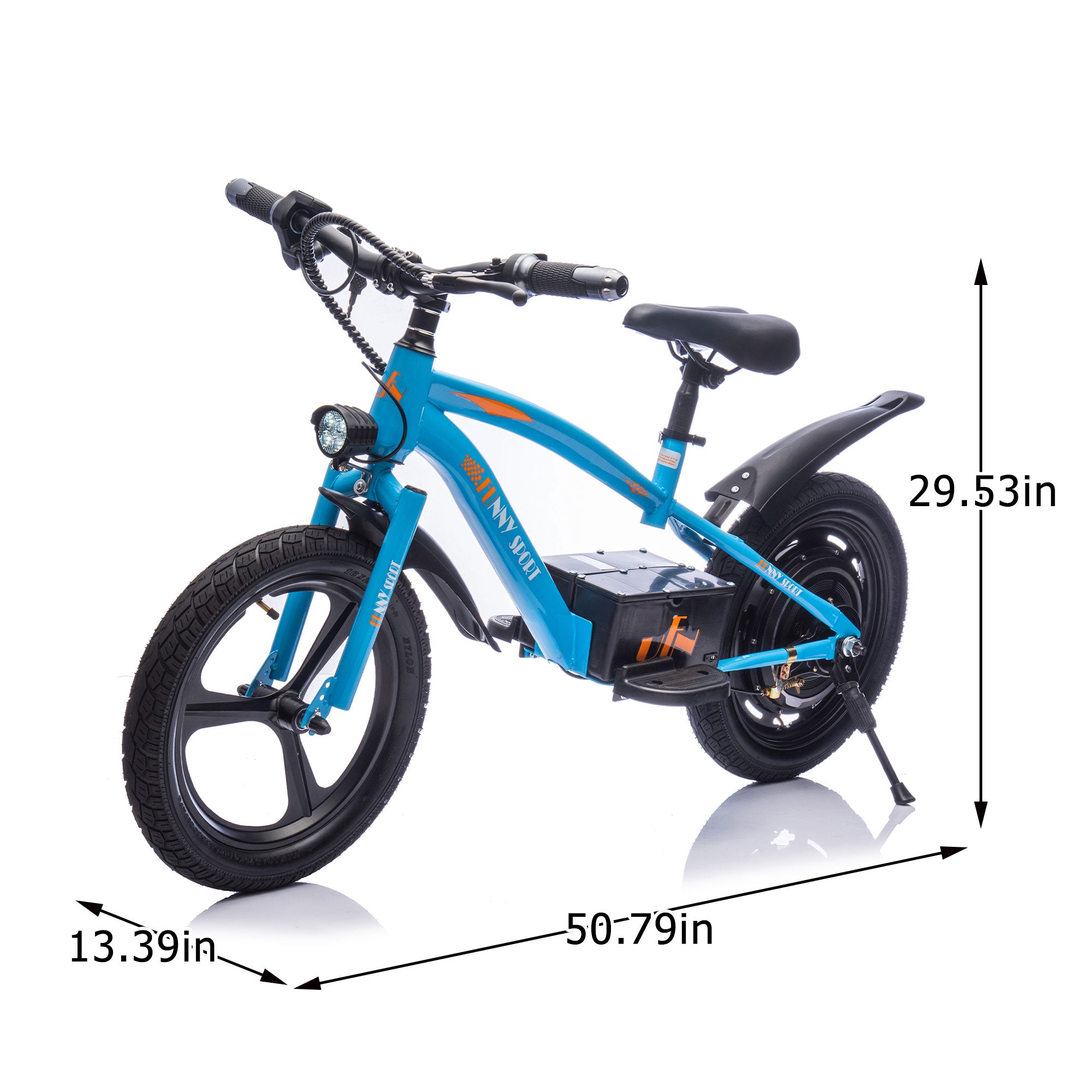 24V Electric Balance Bike For Kids 5-12, 300W Motor Motor, up to 12.5 mph, 16in Wheels, Power Display, Adjustable Seat Height, Hand-Operated Brakes, Ride On Electric Dirt Bike