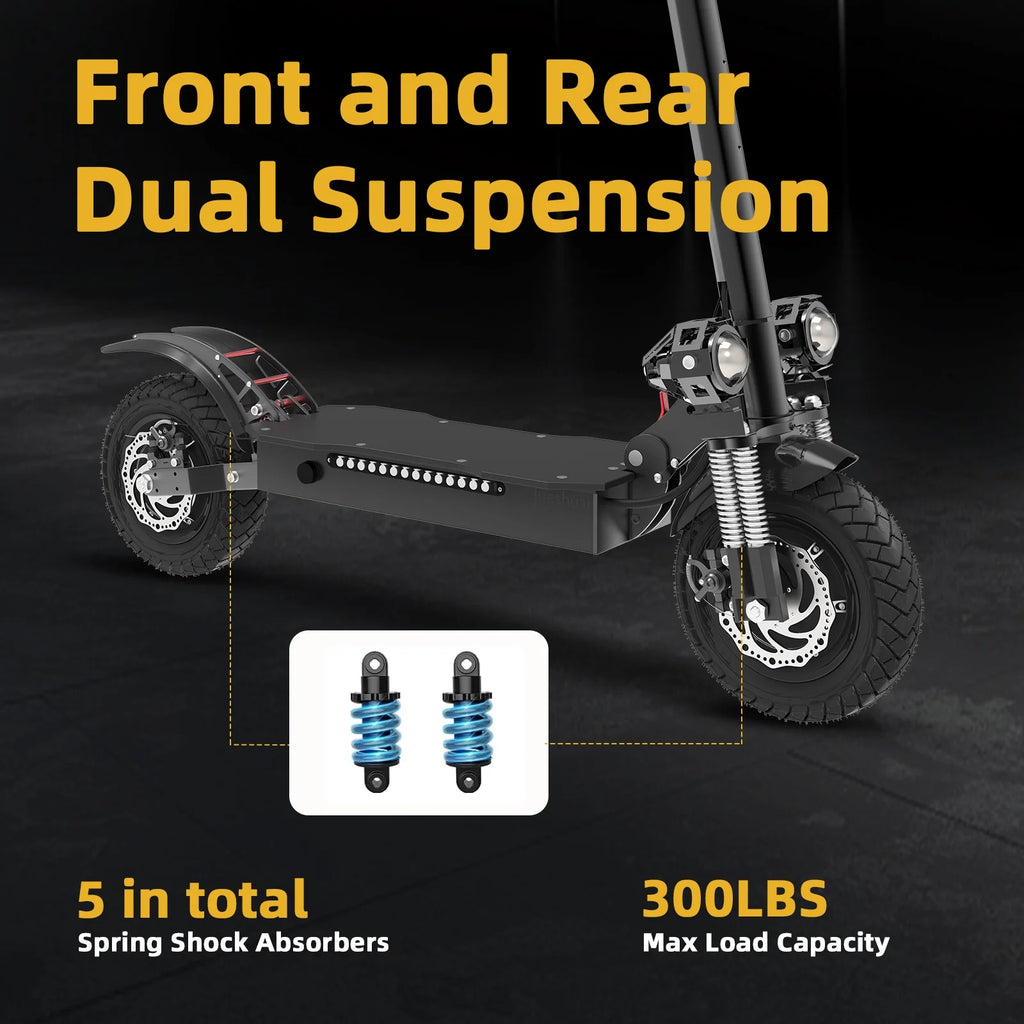 AJOOSOS X700 Electric Scooter for Adults, 3200W Dual Motor, 45 MPH Max Speed & 50 Miles Long Range