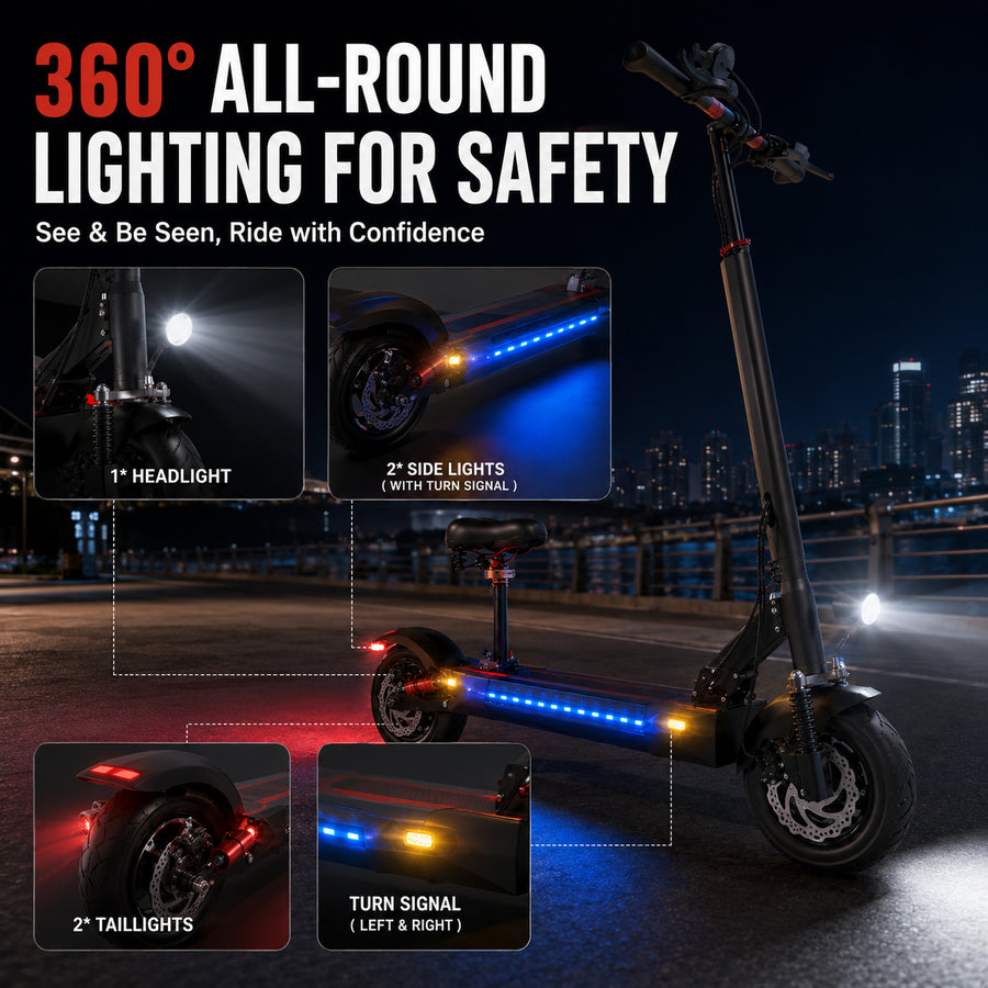 AJOOSOS X48 adjustable seat and handlebar design