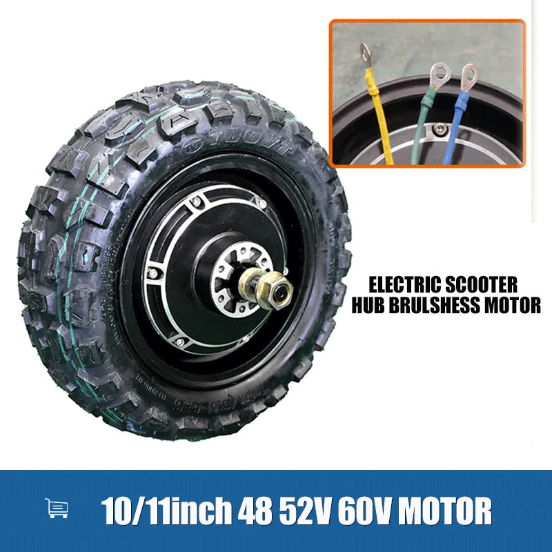 AJOOSOS Electric Scooter Motor with Tire Main image